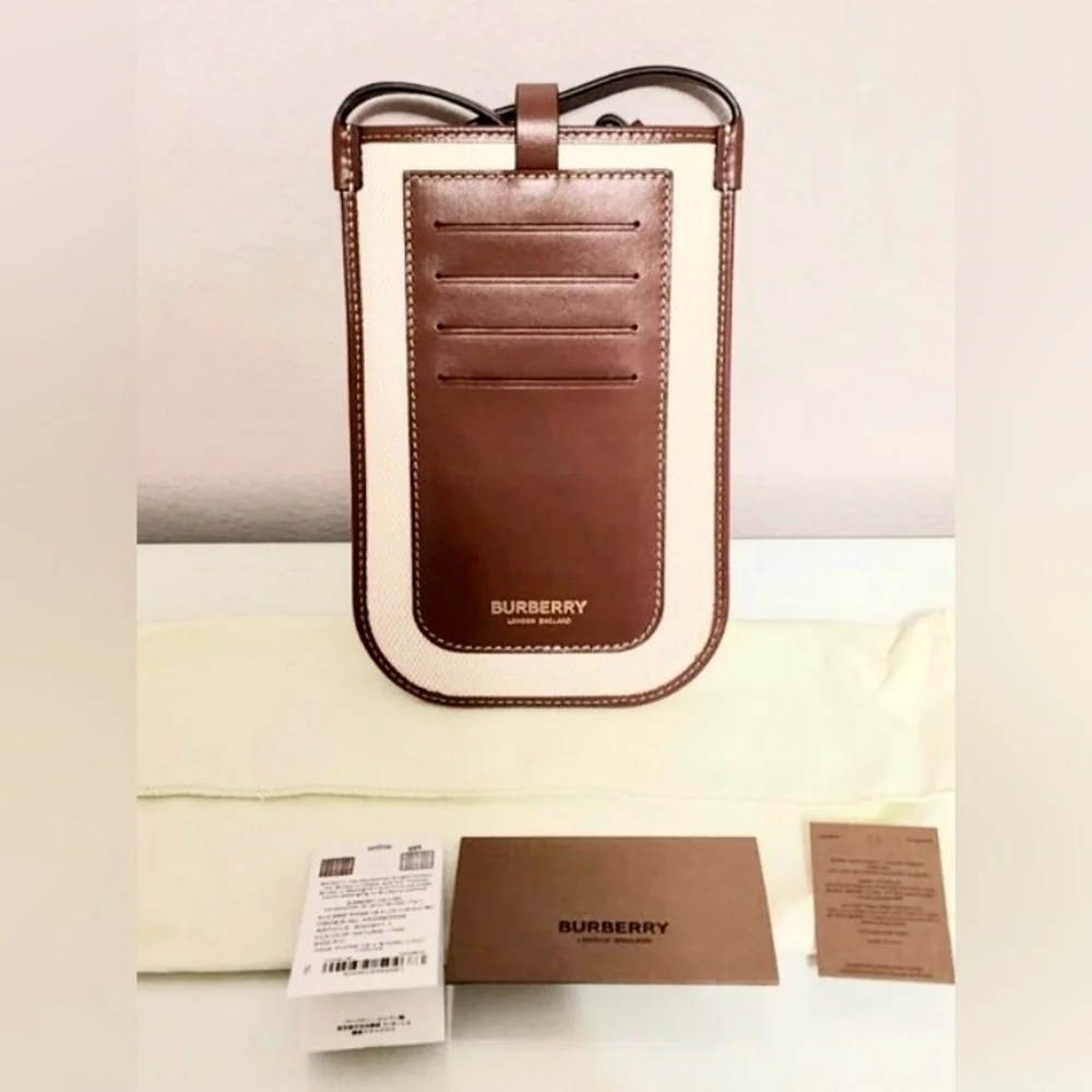 Burberry Canvas & Leather Anne Phone Case With Strap crossbody bag
Never used - Picture 2 of 16